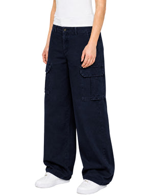 Enzo | Womens Cargo Baggy Trousers