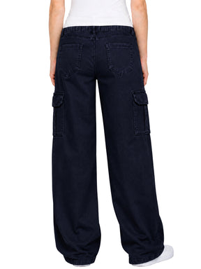 Enzo | Womens Cargo Baggy Trousers