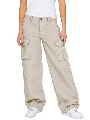 Enzo | Womens Cargo Baggy Trousers