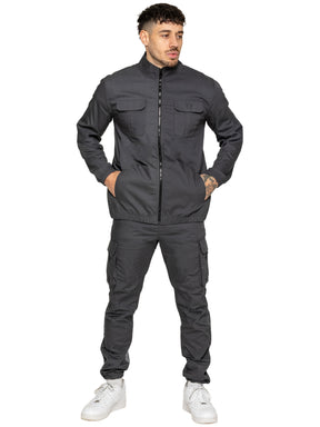 Enzo | Mens Lightweight Funnel Neck Jacket