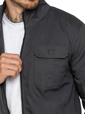 Enzo | Mens Lightweight Funnel Neck Jacket