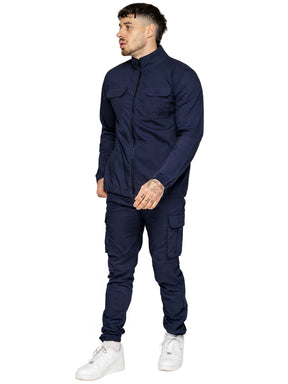 Enzo | Mens Lightweight Funnel Neck Jacket