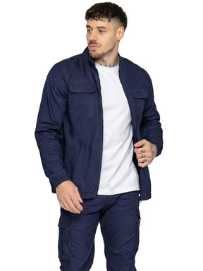 Enzo | Mens Lightweight Funnel Neck Jacket