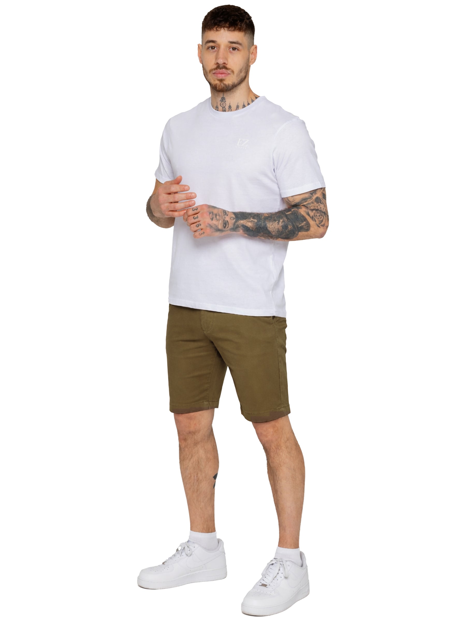 Enzo | Mens Stretch Chino Shorts