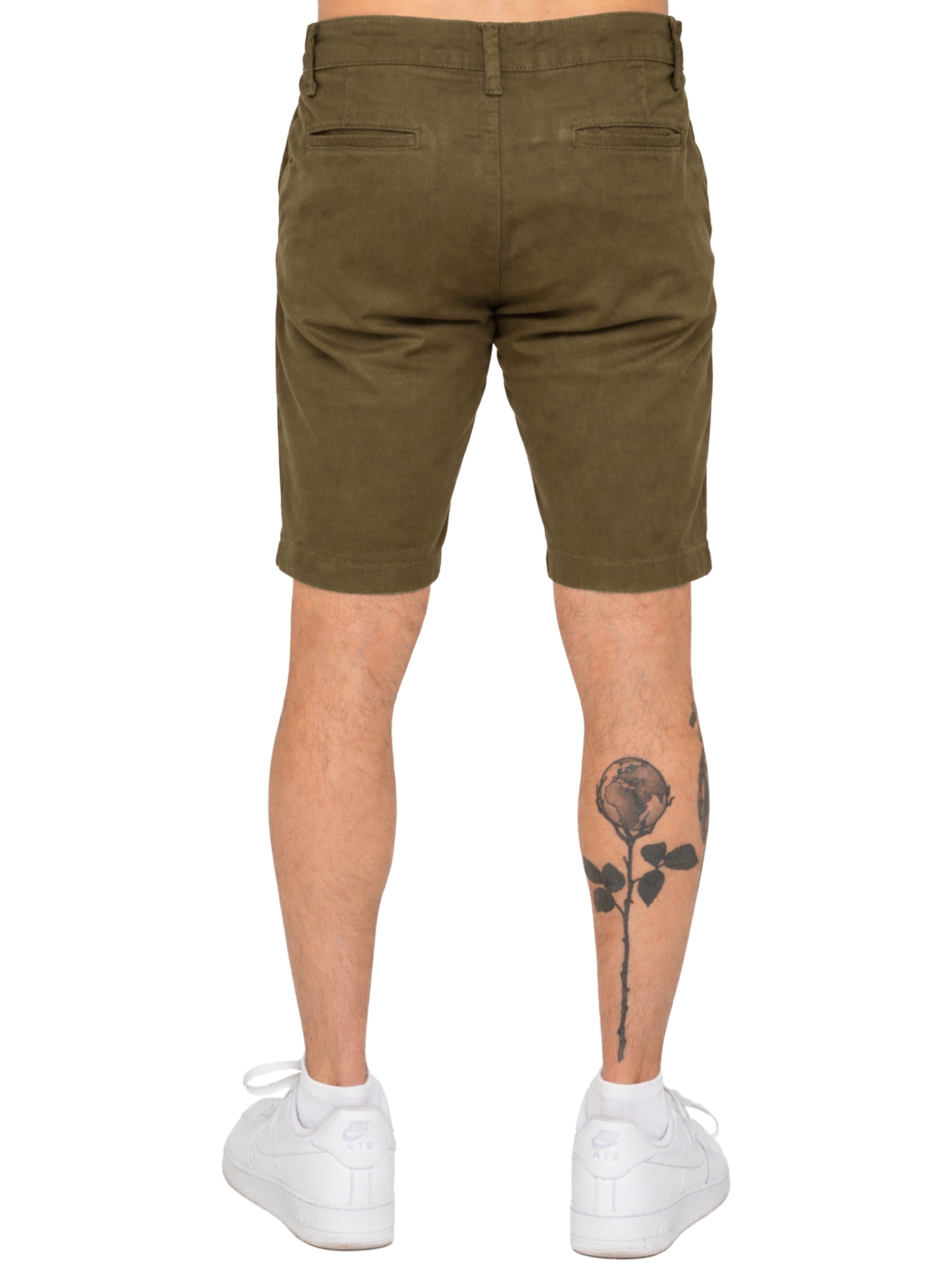 Enzo | Mens Stretch Chino Shorts