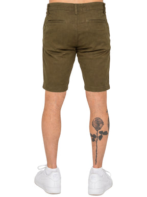 Enzo | Mens Stretch Chino Shorts