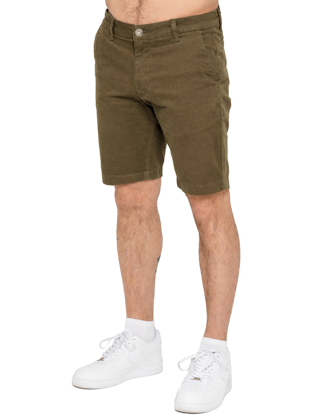 Enzo | Mens Stretch Chino Shorts