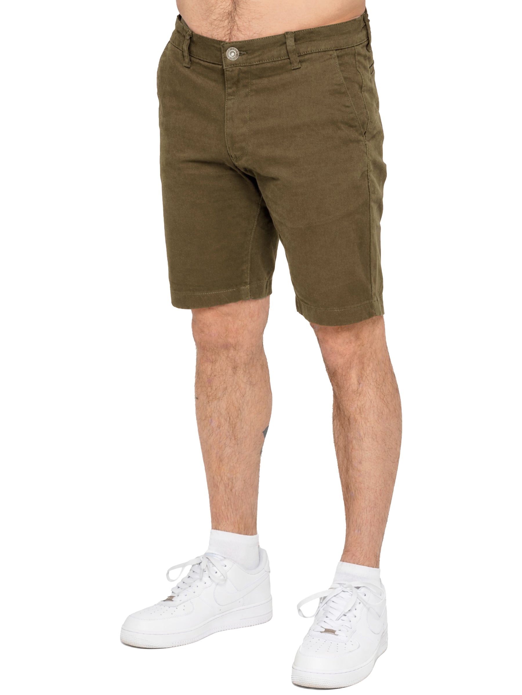 Enzo | Mens Stretch Chino Shorts