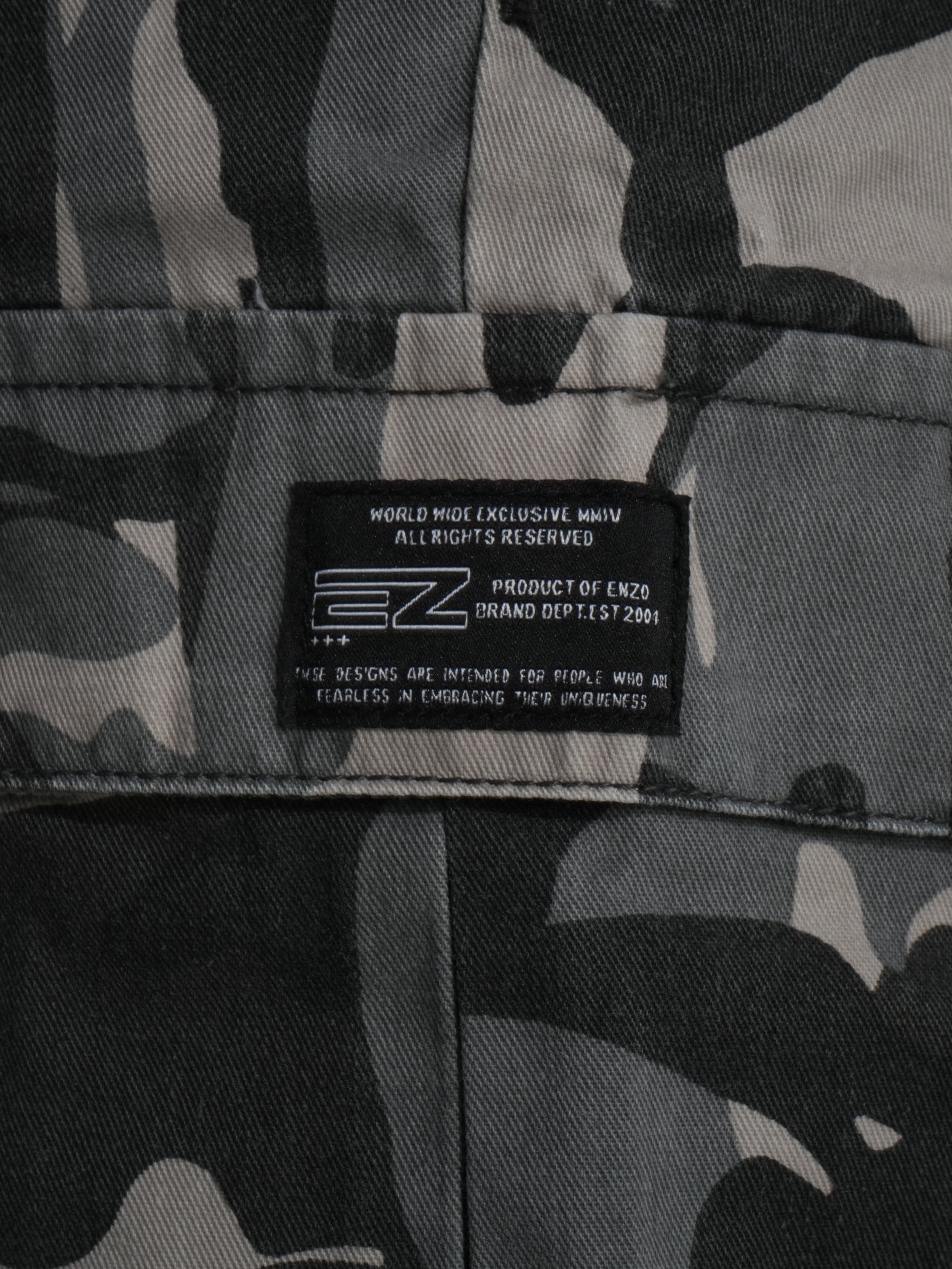 Enzo | Mens Camo Cargo Shorts