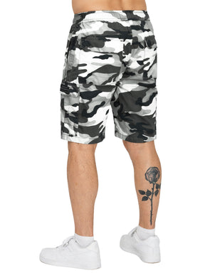 Enzo | Mens Camo Cargo Shorts