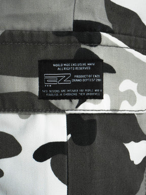 Enzo | Mens Camo Cargo Shorts