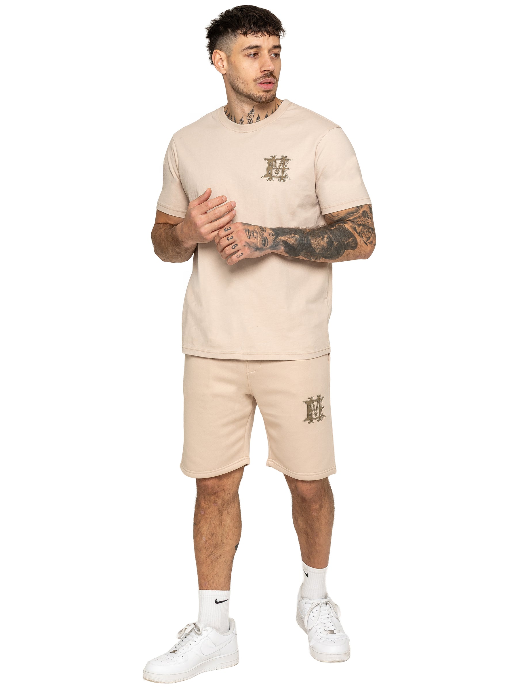 Enzo Milano | Mens Emblem T-Shirt & Shorts Set