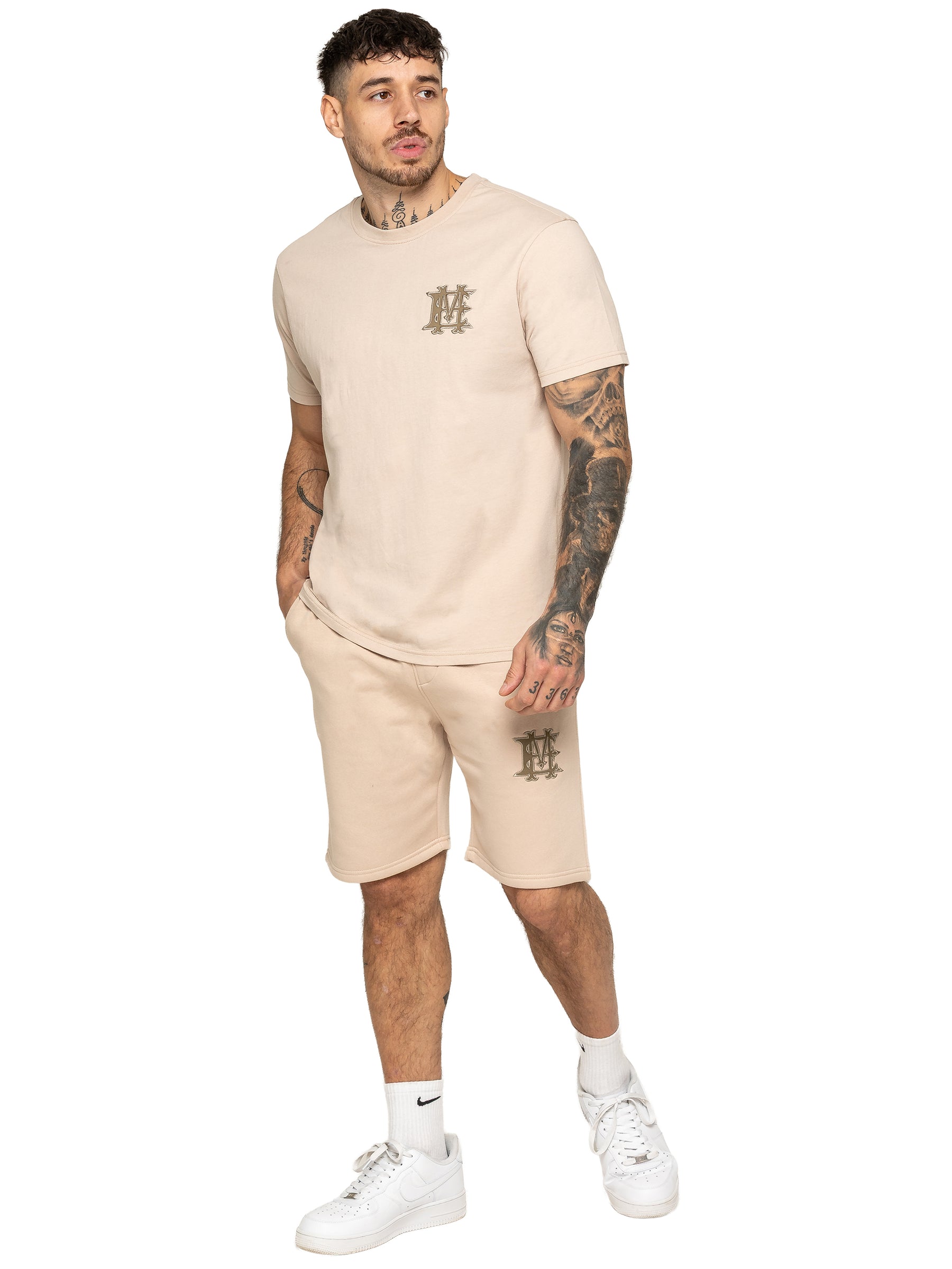 Enzo Milano | Mens Emblem T-Shirt & Shorts Set