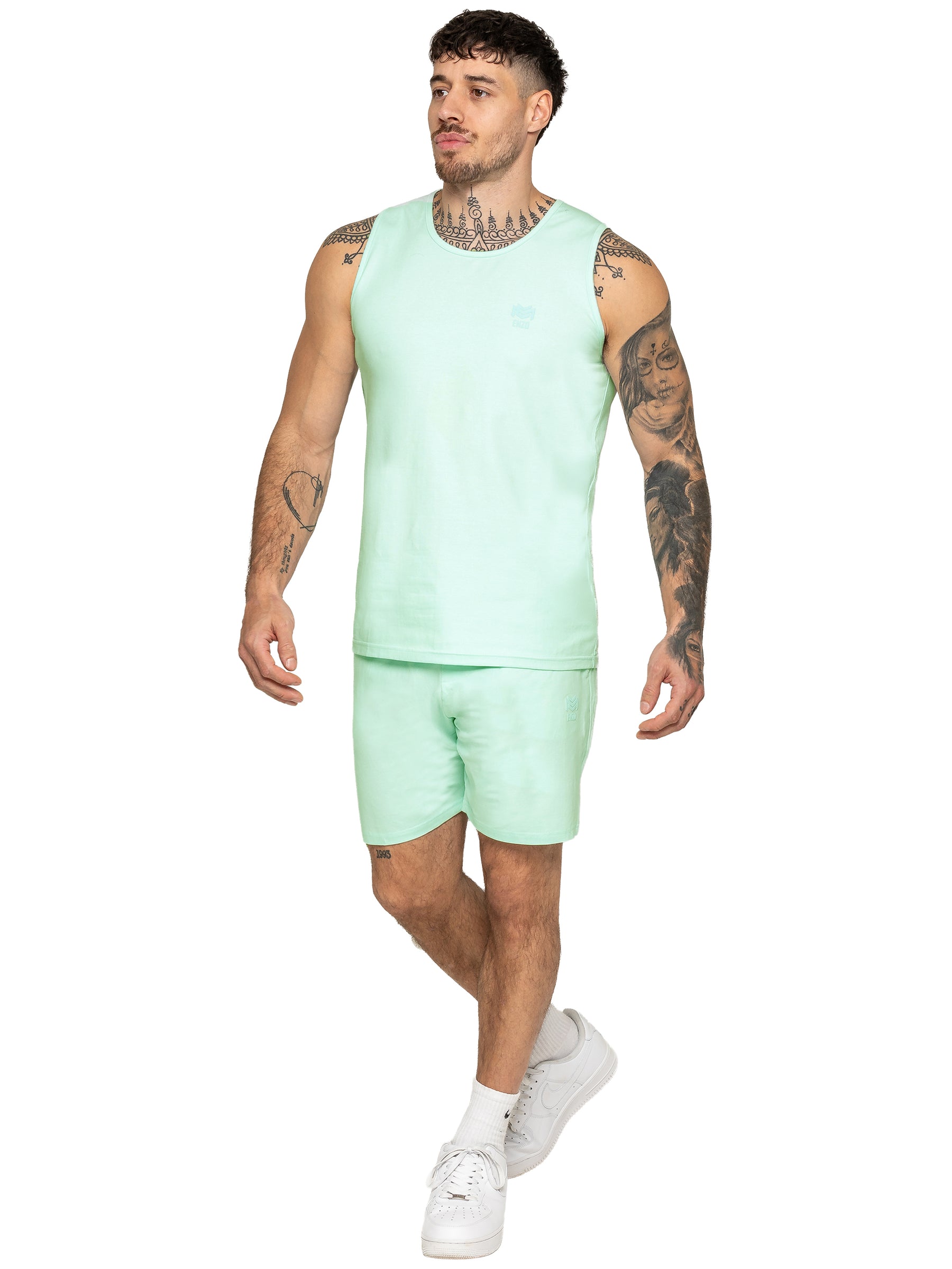 Enzo Milano | Mens Stretch Gym Shorts