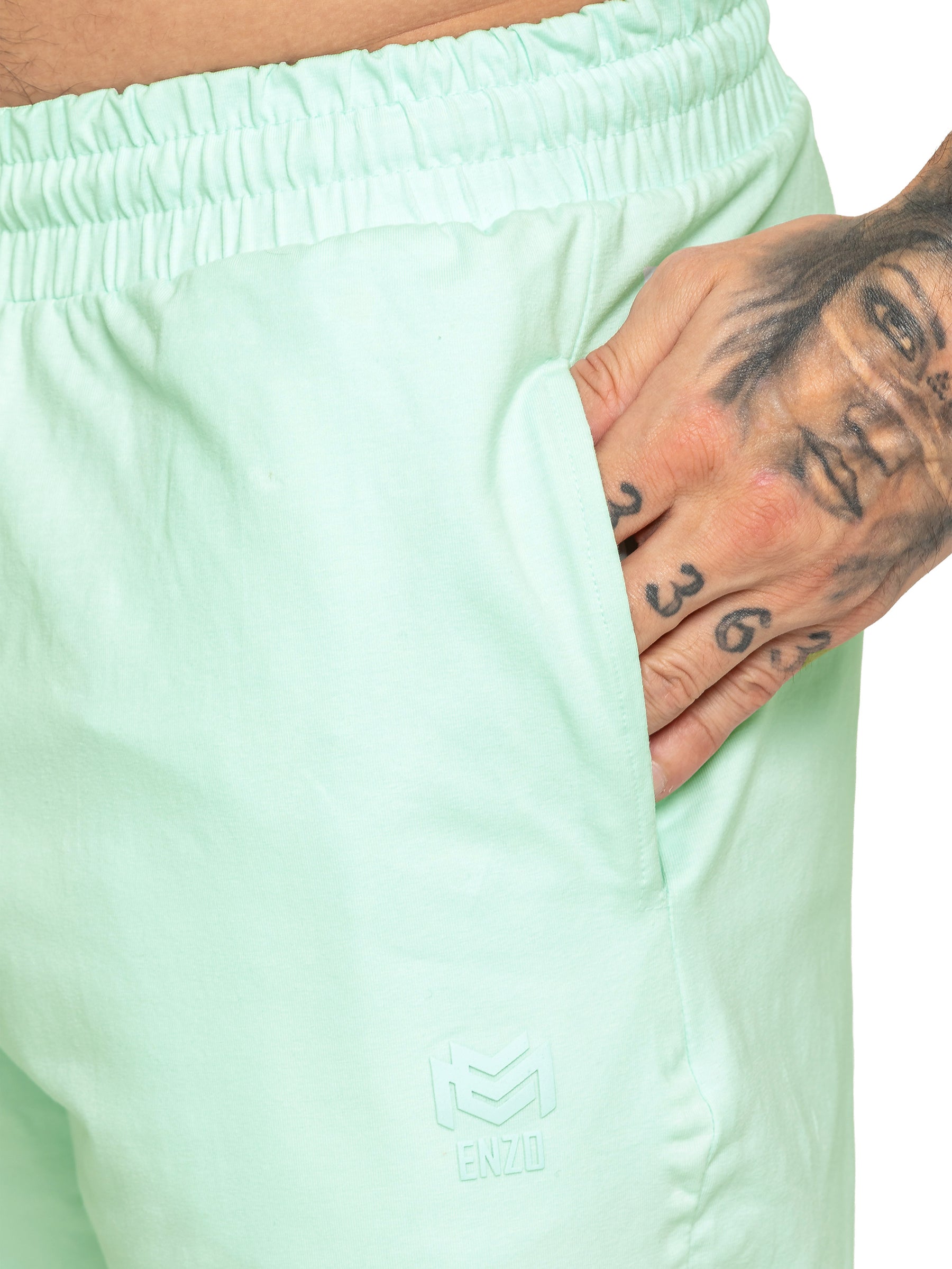 Enzo Milano | Mens Stretch Gym Shorts