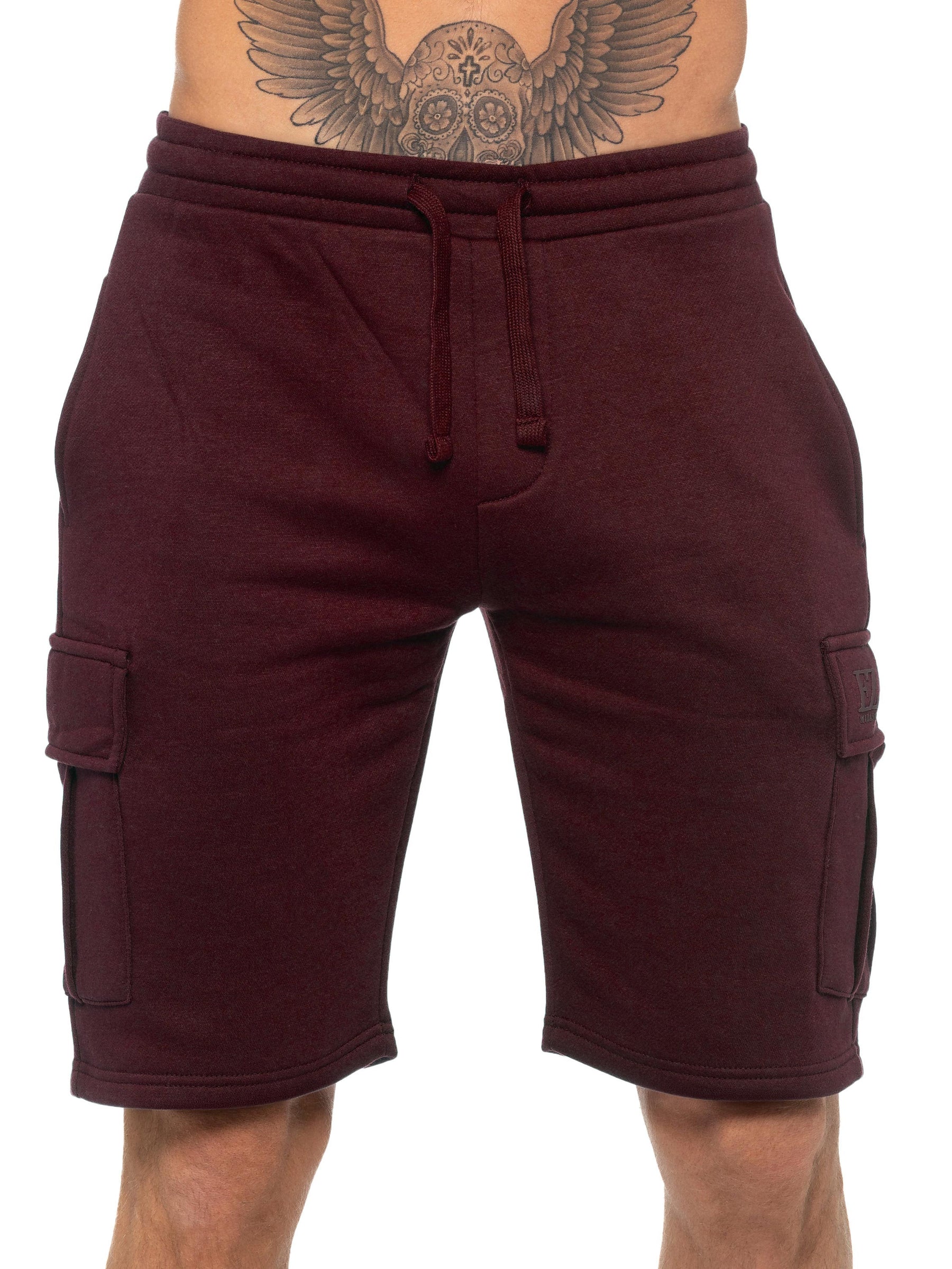 Enzo | Mens Cargo Fleece Shorts