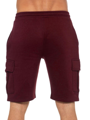 Enzo | Mens Cargo Fleece Shorts