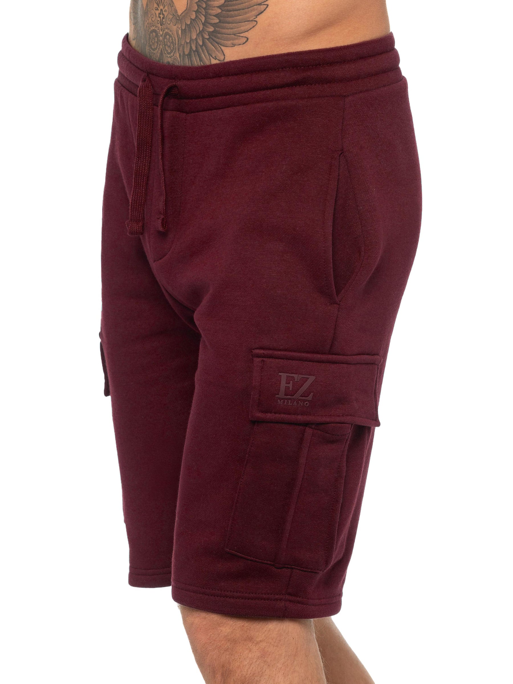 Enzo | Mens Cargo Fleece Shorts