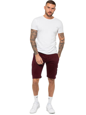 Enzo | Mens Cargo Fleece Shorts