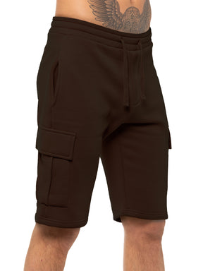 Enzo | Mens Cargo Fleece Shorts