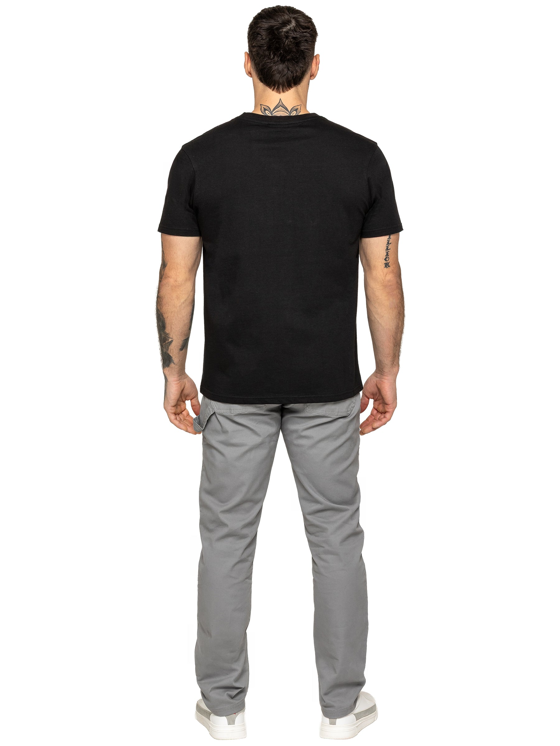 Enzo Milano | Mens Applique Logo T-Shirt