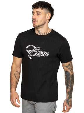Enzo Milano | Mens Applique Logo T-Shirt