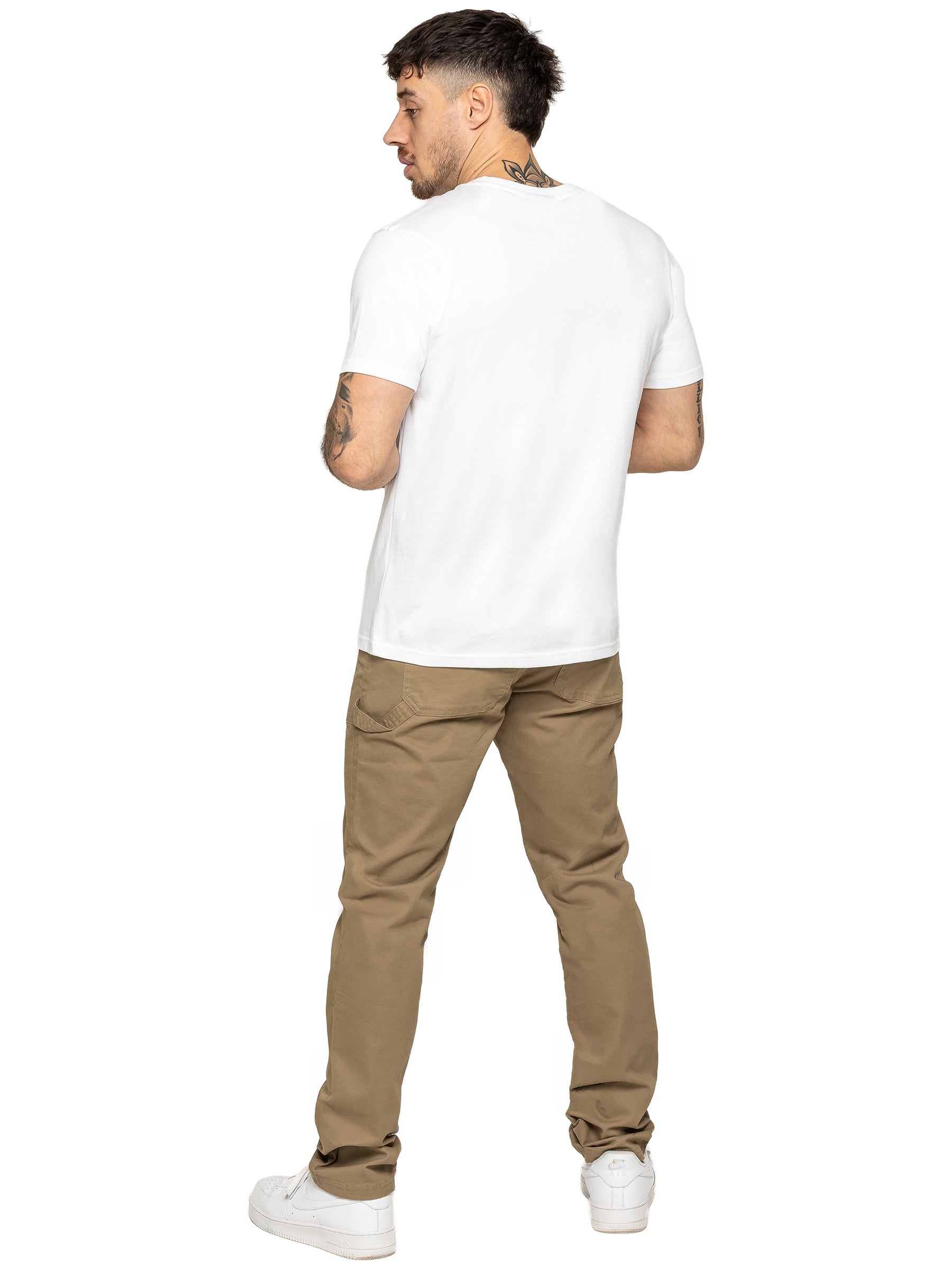 Enzo Milano | Mens Applique Logo T-Shirt