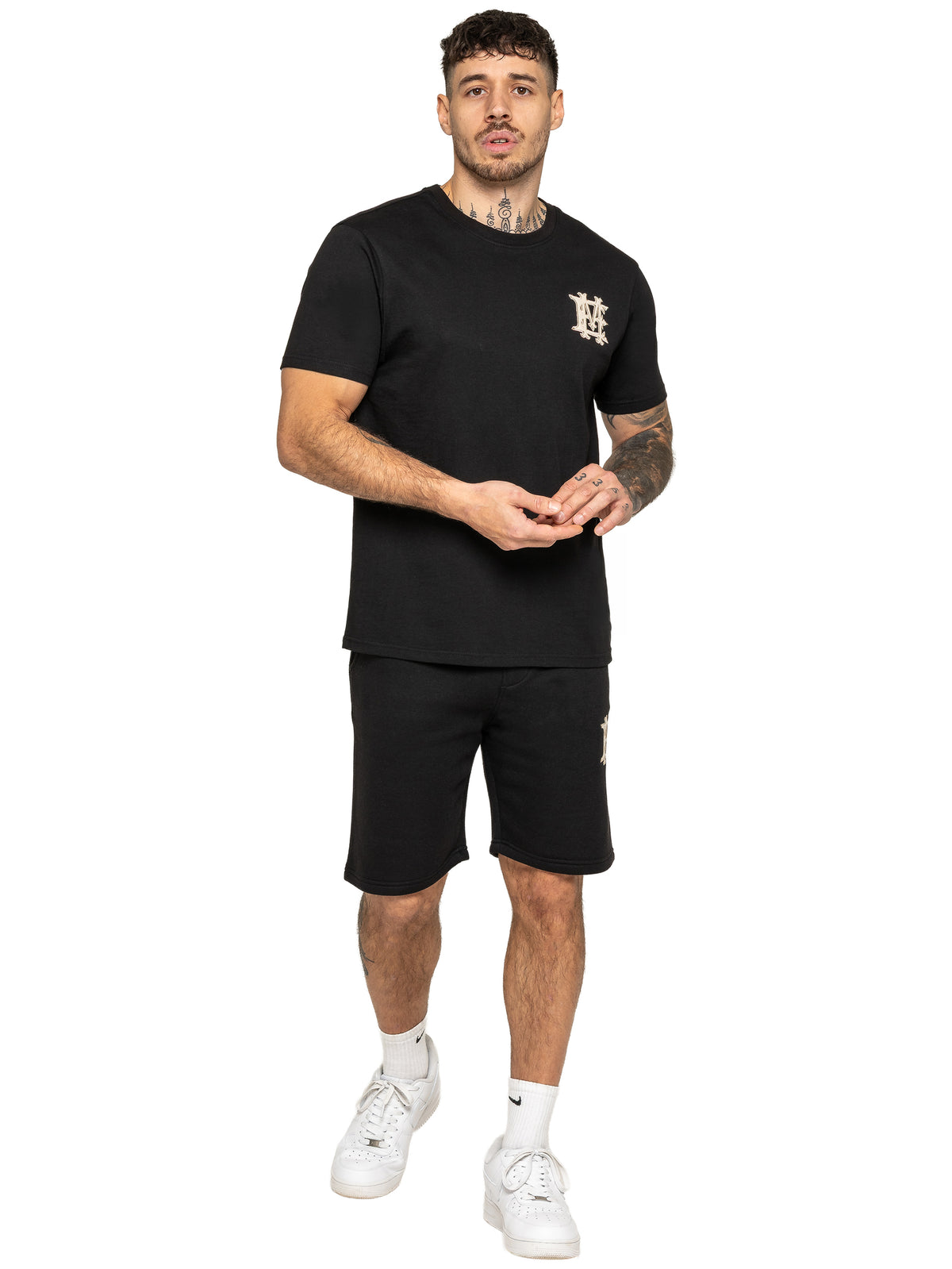 Enzo Milano | Mens Emblem T-Shirt & Shorts Set