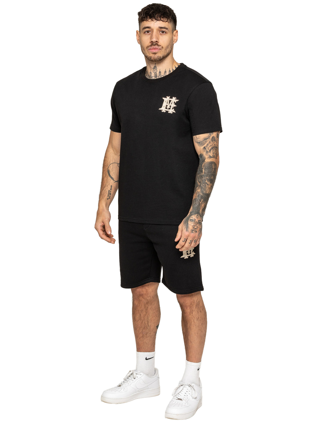 Enzo Milano | Mens Emblem T-Shirt & Shorts Set