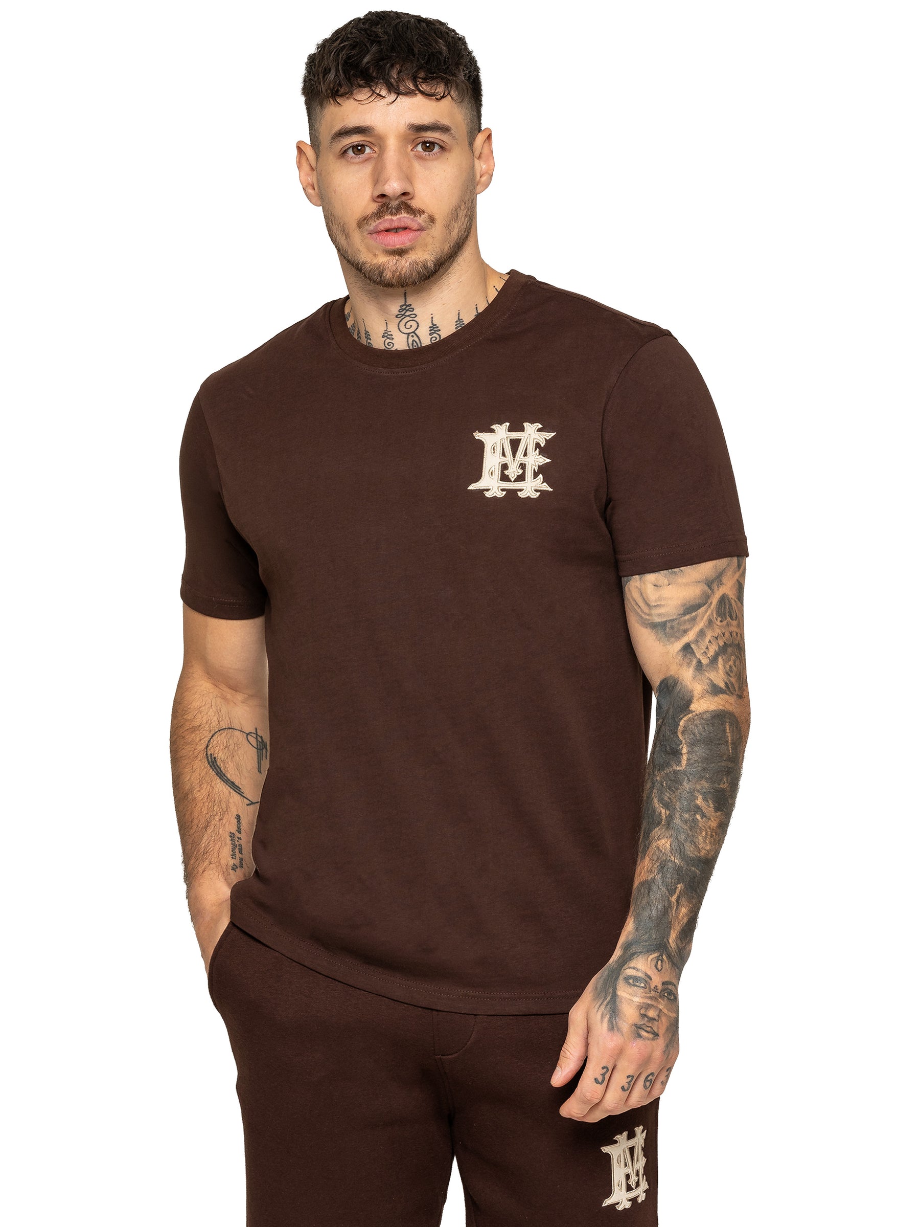 Enzo Milano | Mens Emblem T-Shirt & Shorts Set