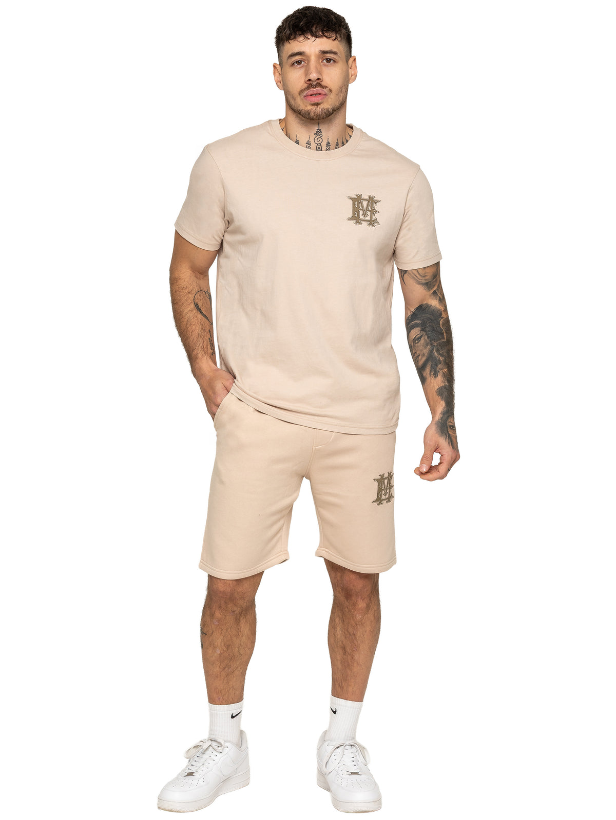 Enzo Milano | Mens Emblem T-Shirt & Shorts Set