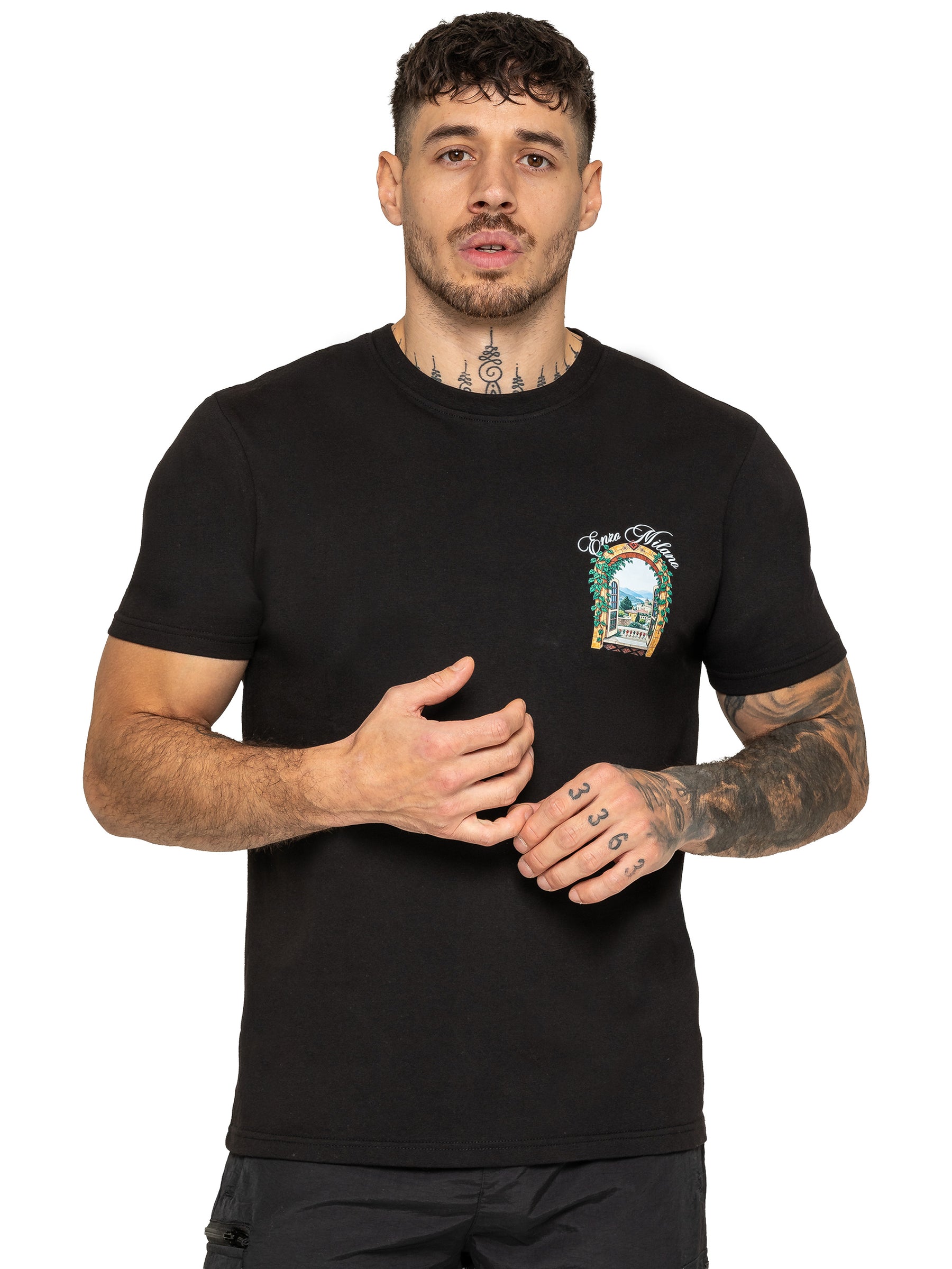 Enzo Milano | Mens Casa Graphic Print T-Shirt