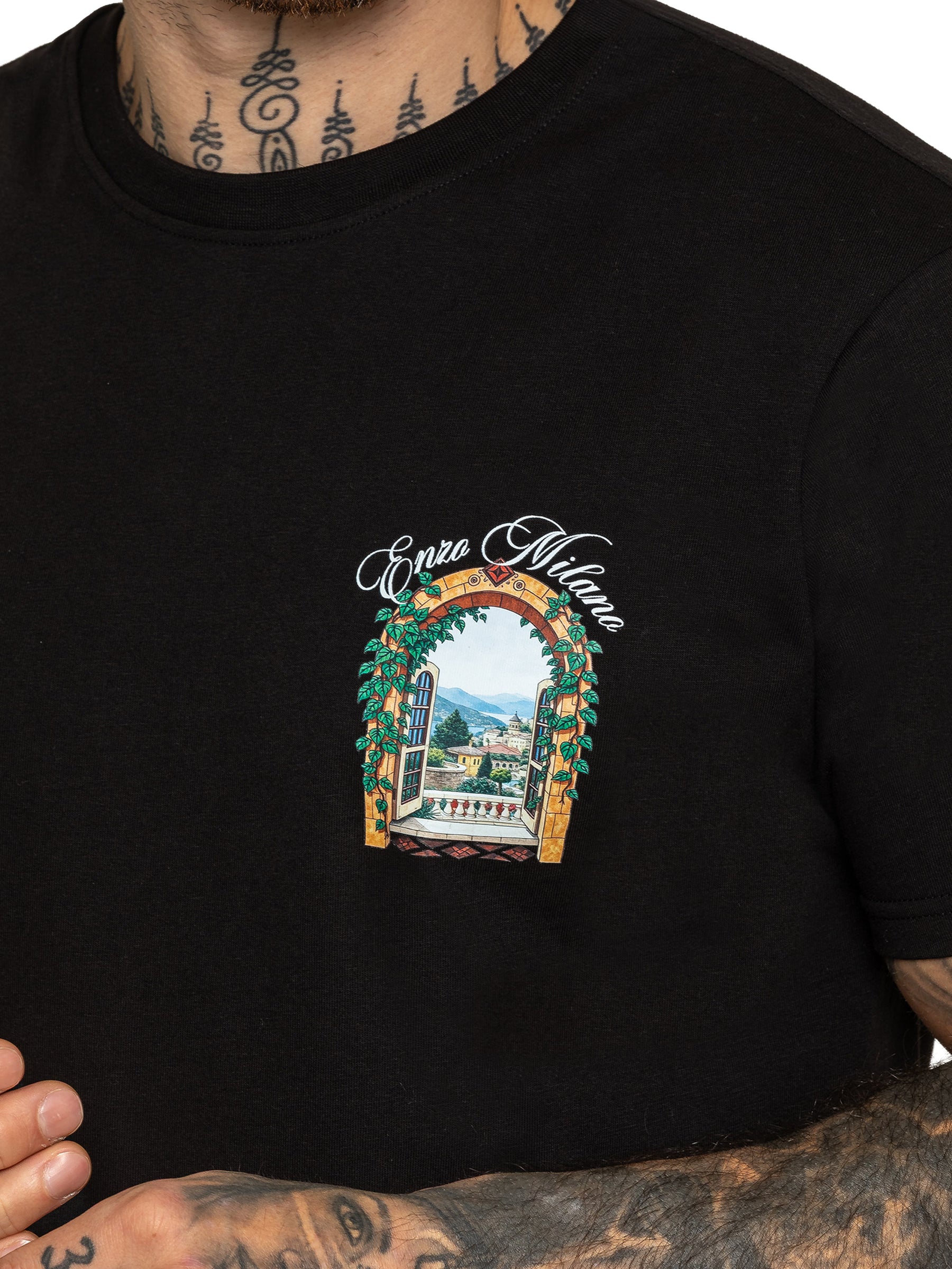 Enzo Milano | Mens Casa Graphic Print T-Shirt