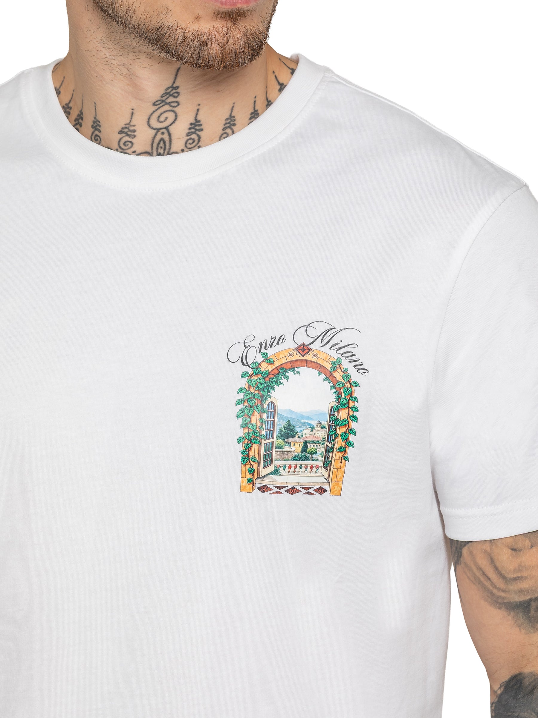 Enzo Milano | Mens Casa Graphic Print T-Shirt