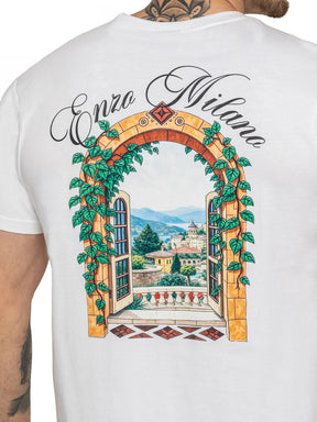 Enzo Milano | Mens Casa Graphic Print T-Shirt