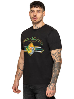 Enzo Milano | Mens Surf Club Print T-Shirt