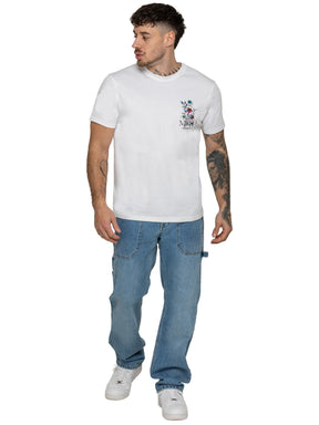 Enzo Milano | Mens Floral Graphic Print T-Shirt