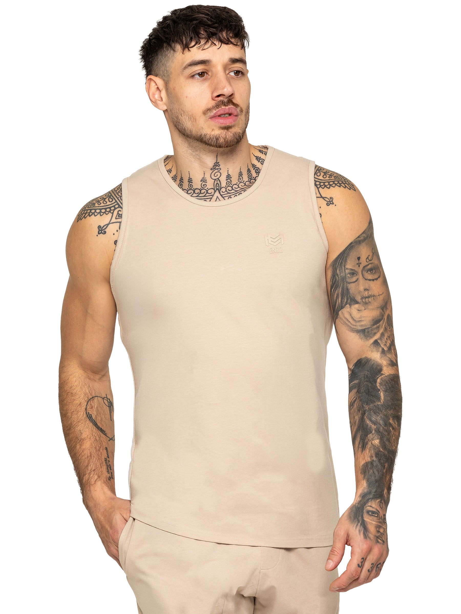 Enzo Milano | Mens Gym Tank Top