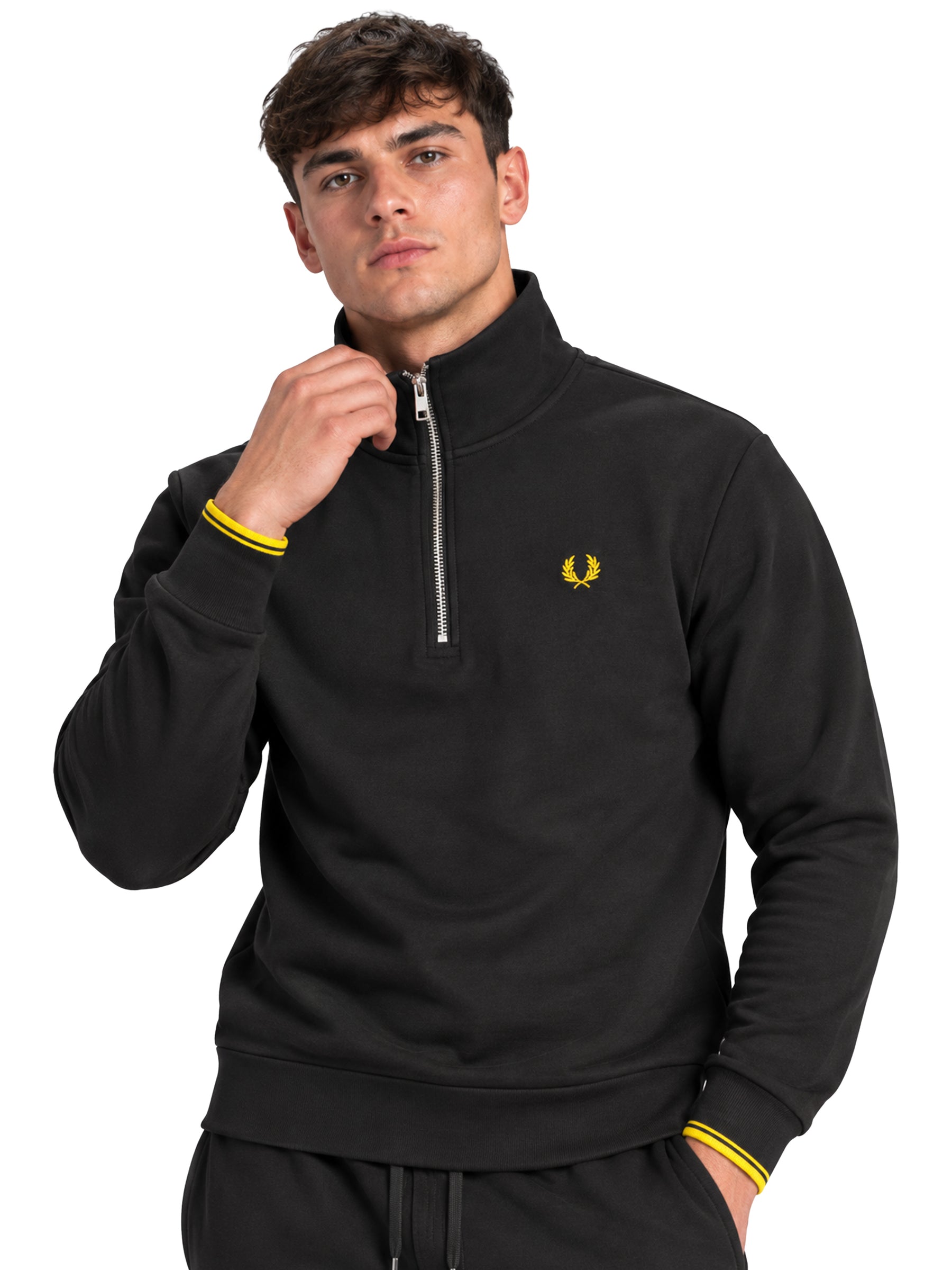 Fred Perry | Mens Half Zip Sweatshirt