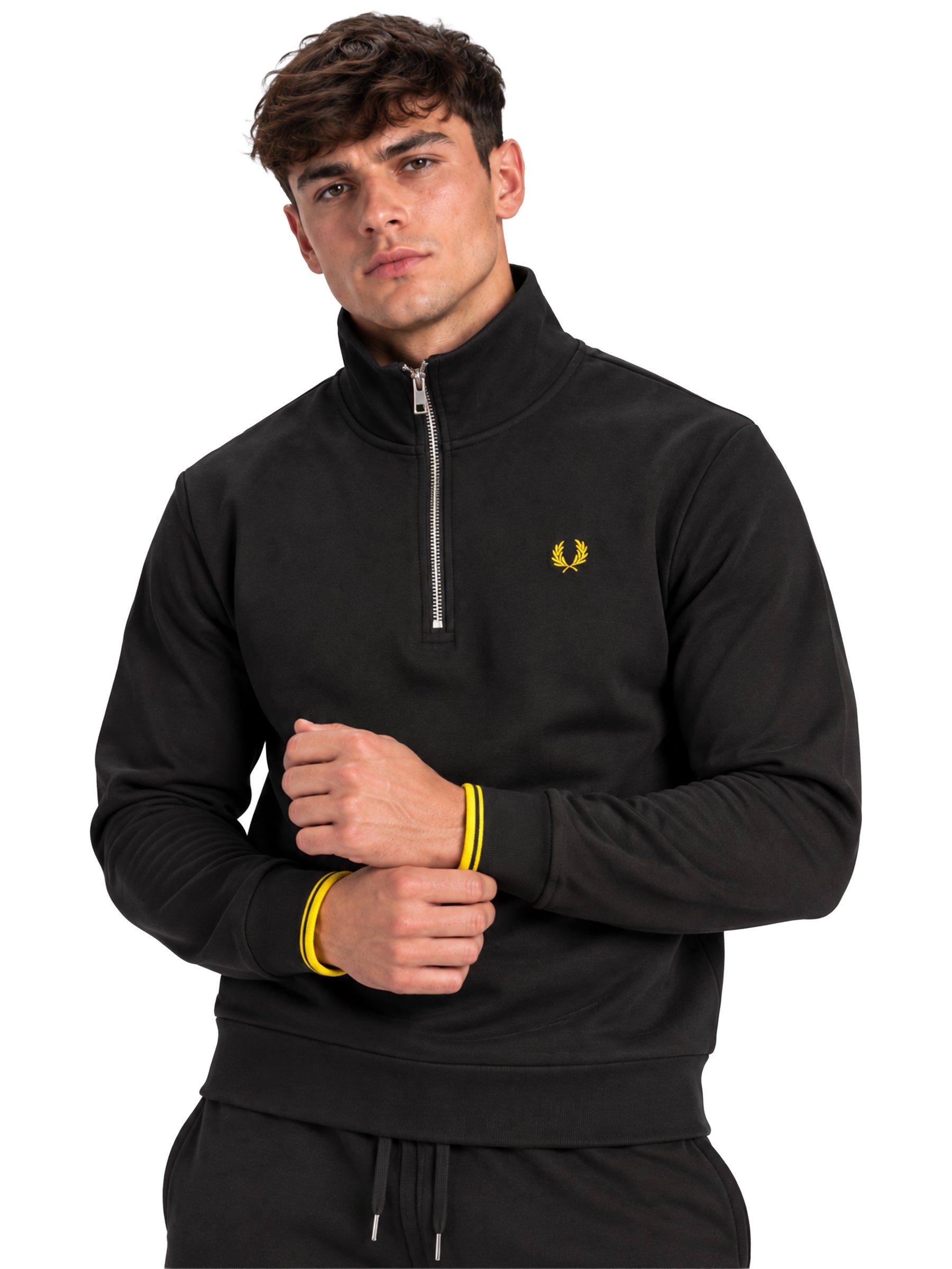 Fred Perry | Mens Half Zip Sweatshirt