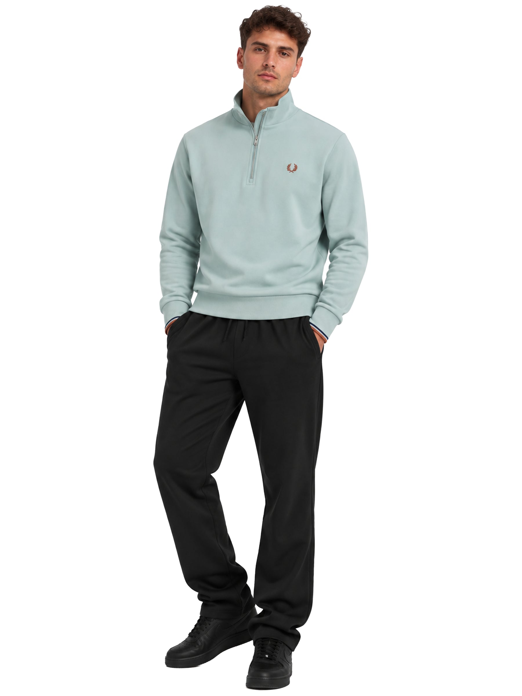 Fred Perry | Mens Half Zip Sweatshirt