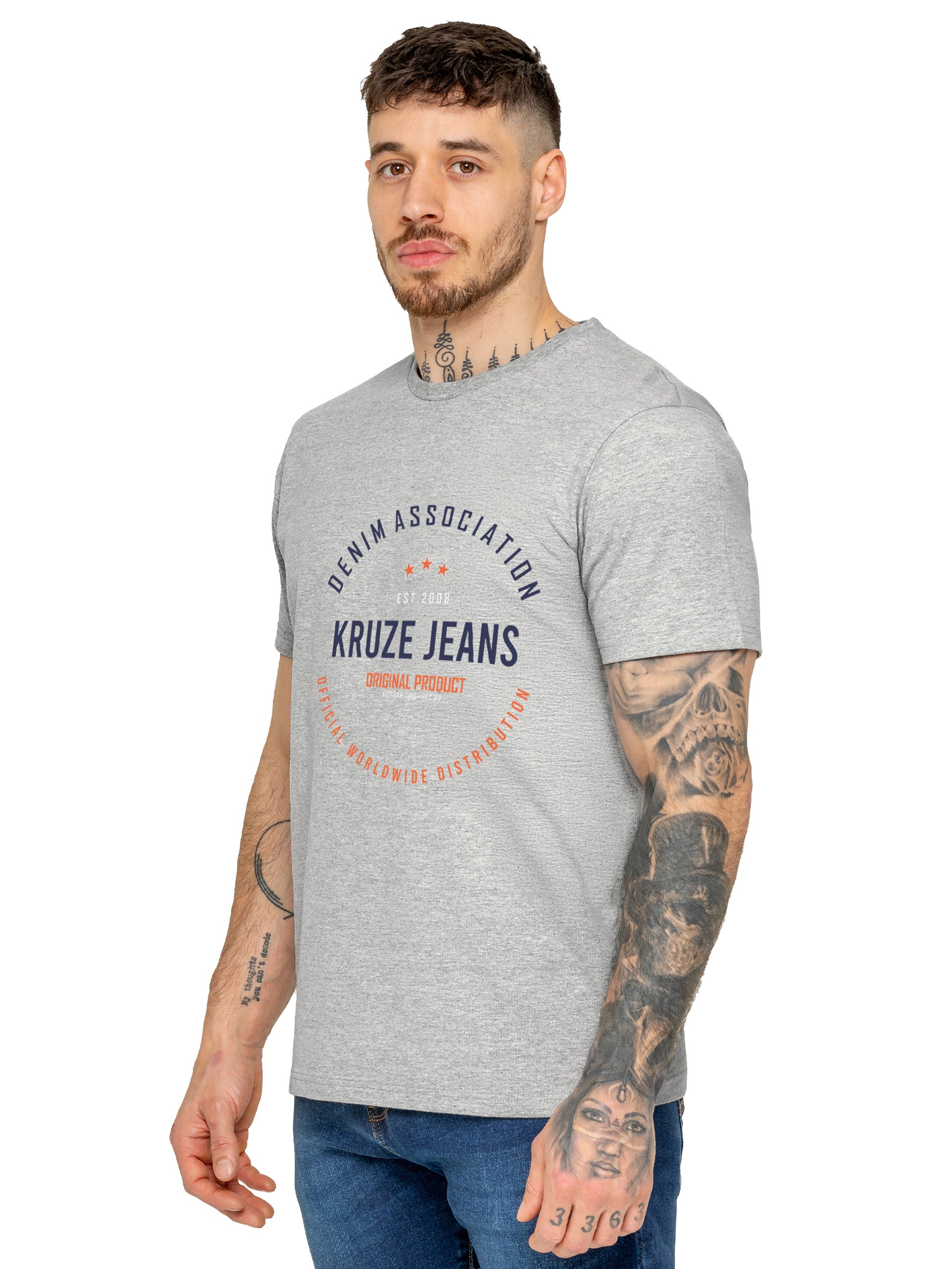 Kruze | Mens Printed T-Shirt 3 Pack