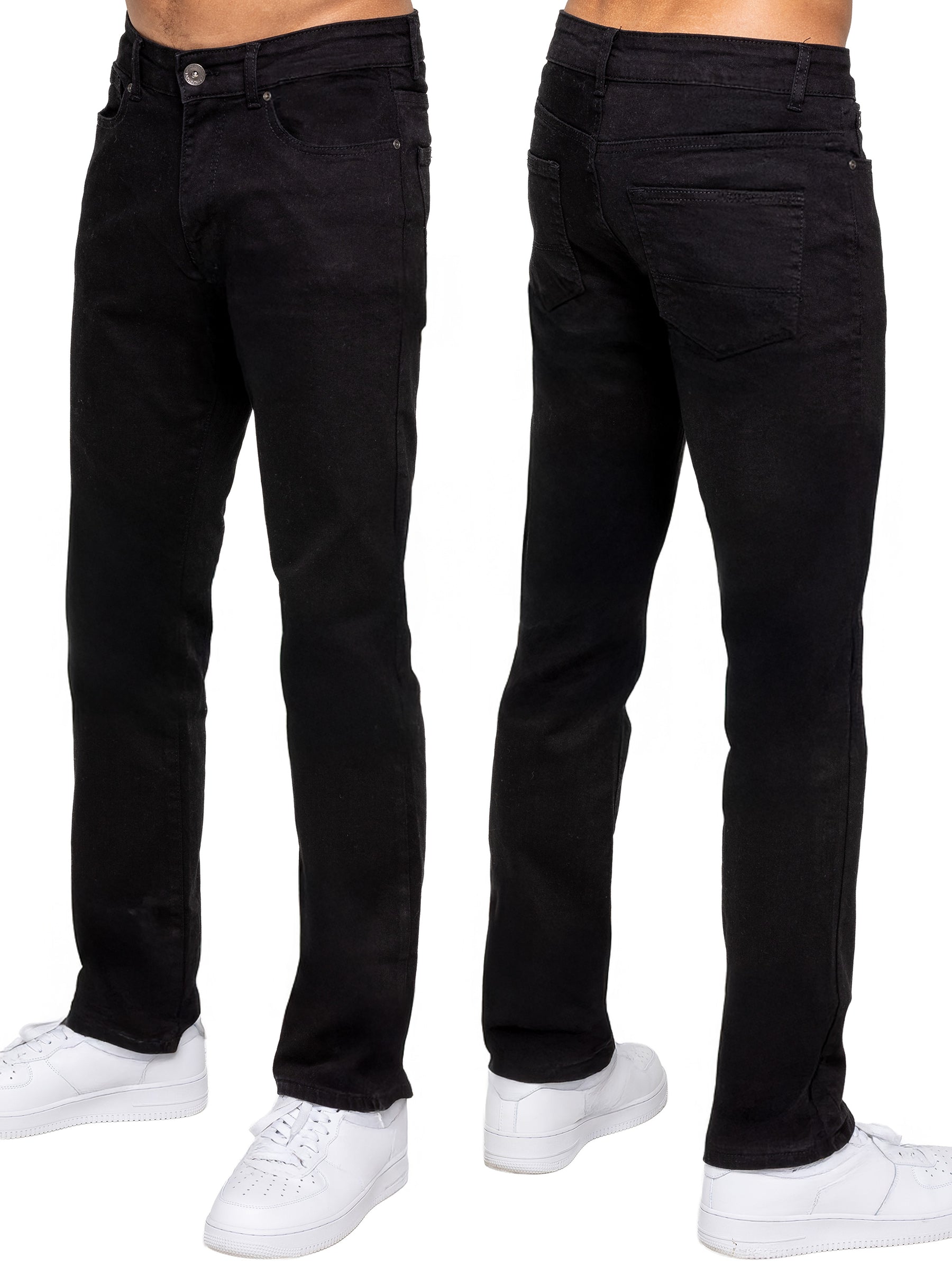 Kruze | Mens Straight Leg Stretch Jeans