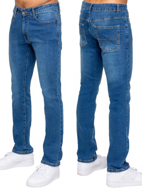 Kruze | Mens Straight Leg Stretch Jeans