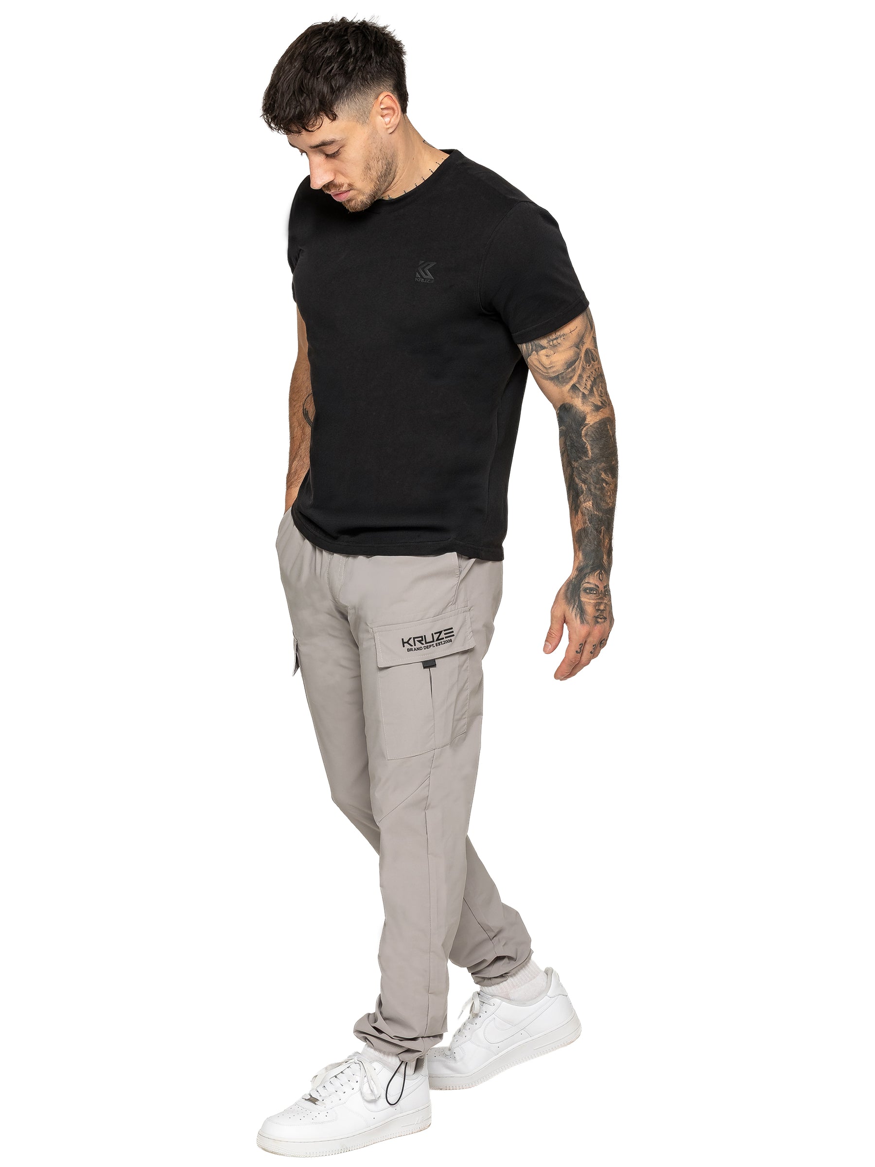 Kruze | Mens Utility Cargo Trousers