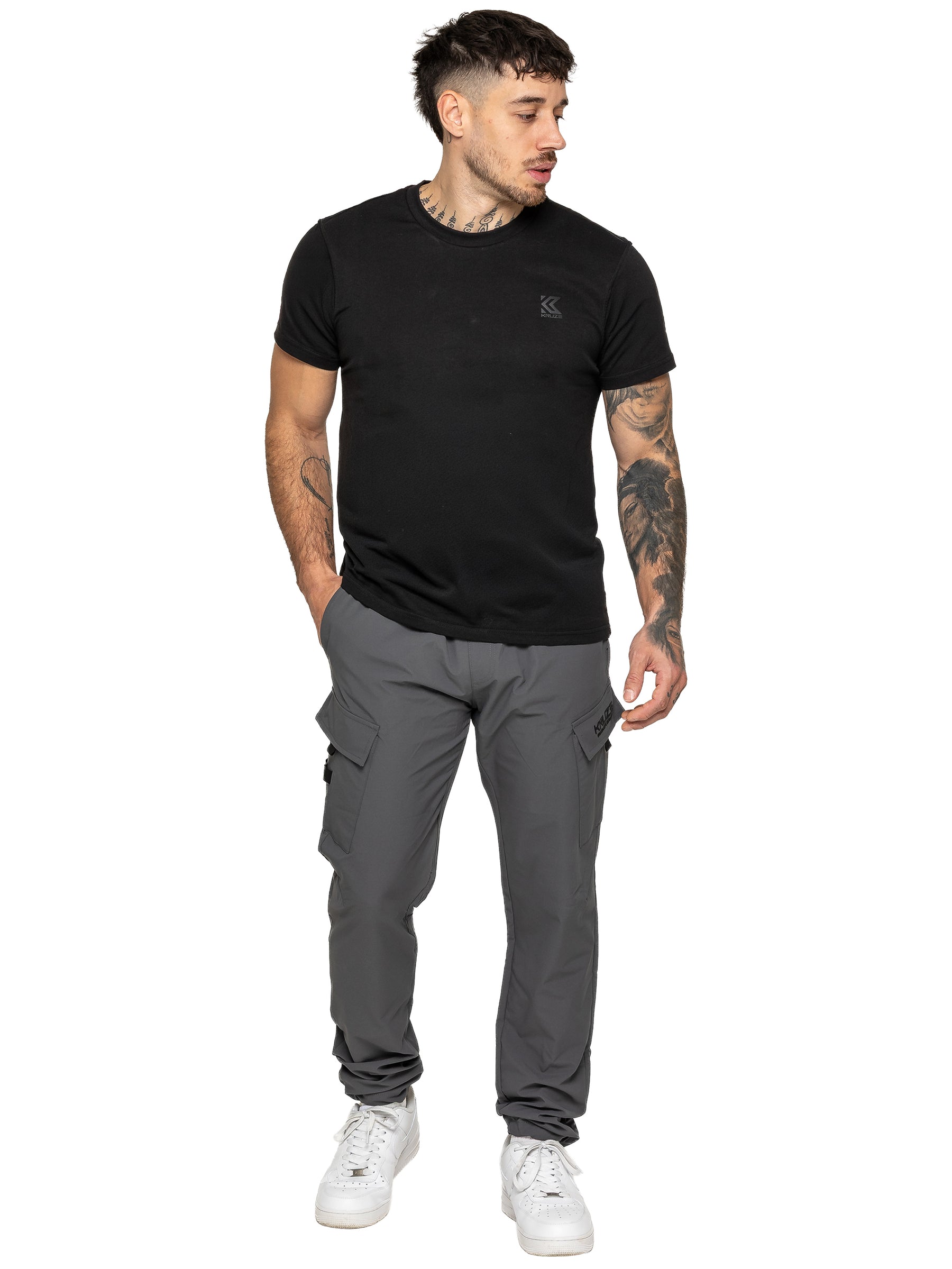 Kruze | Mens Utility Cargo Trousers
