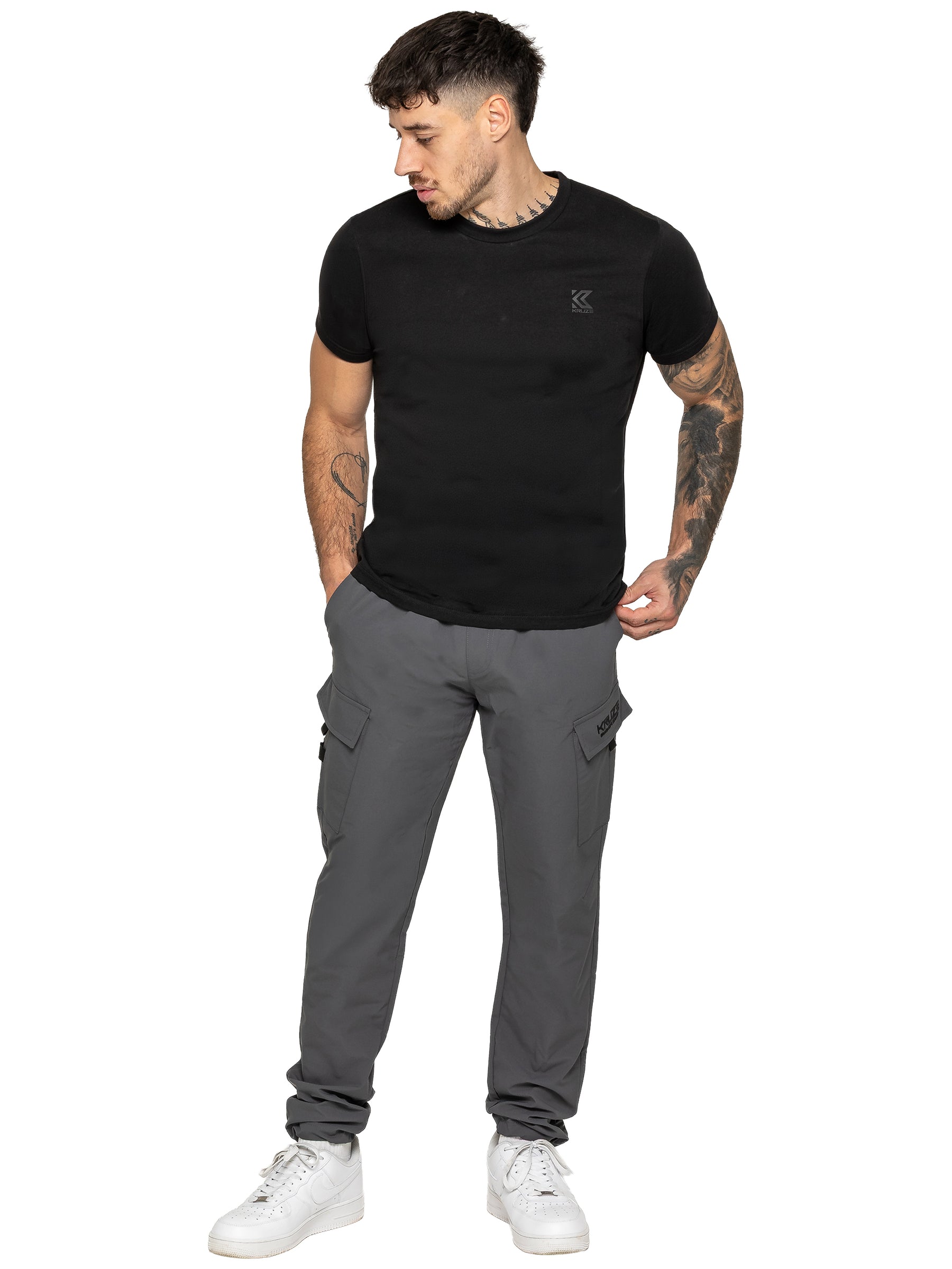 Kruze | Mens Utility Cargo Trousers