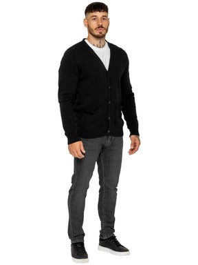Kruze | Mens 100% Cotton Knitted Cardigan
