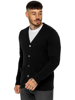 Kruze | Mens 100% Cotton Knitted Cardigan
