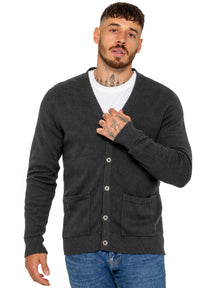 Kruze | Mens 100% Cotton Knitted Cardigan